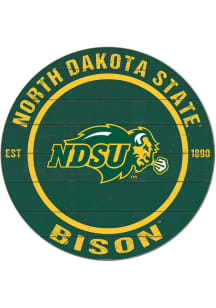 KH Sports Fan North Dakota State Bison 20x20 Colored Circle Sign