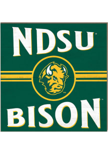 KH Sports Fan North Dakota State Bison 10x10 Retro Sign