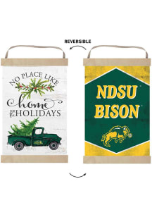 KH Sports Fan North Dakota State Bison Holiday Reversible Banner Sign