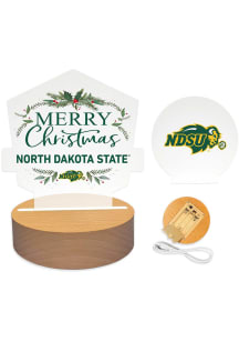 North Dakota State Bison Holiday Light Set Desk Accessory