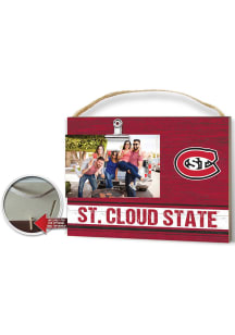 St Cloud State Huskies Clip It Colored Logo Photo Picture Frame