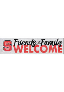 KH Sports Fan NC State Wolfpack 40x10 Welcome Sign