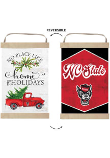 KH Sports Fan NC State Wolfpack Holiday Reversible Banner Sign