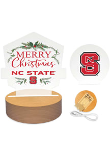 NC State Wolfpack Holiday Light Set Desk Accessory