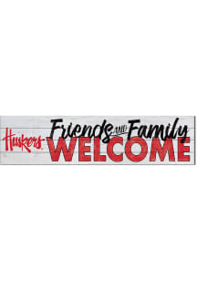 KH Sports Fan Nebraska Cornhuskers 40x10 Welcome Sign