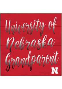 KH Sports Fan Nebraska Cornhuskers 10x10 Grandparents Sign