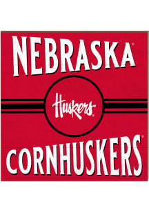 KH Sports Fan Nebraska Cornhuskers 10x10 Retro Sign