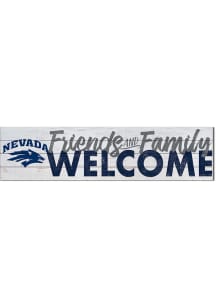 KH Sports Fan Nevada Wolf Pack 40x10 Welcome Sign