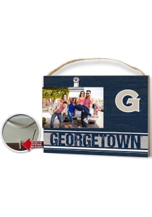 Georgetown Hoyas Clip It Colored Logo Photo Picture Frame