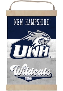 KH Sports Fan New Hampshire Wildcats Reversible Retro Banner Sign