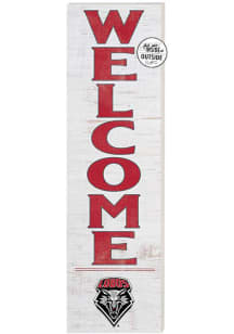 KH Sports Fan New Mexico Lobos 10x35 Welcome Sign