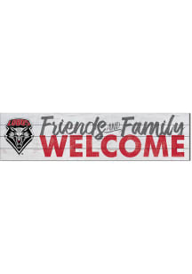 KH Sports Fan New Mexico Lobos 40x10 Welcome Sign