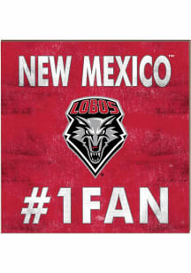 KH Sports Fan New Mexico Lobos 10x10 #1 Fan Sign