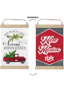 KH Sports Fan New Mexico Lobos Holiday Reversible Banner Sign