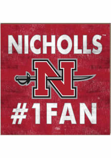 KH Sports Fan Nicholls State Colonels 10x10 #1 Fan Sign