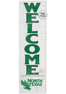 KH Sports Fan North Texas Mean Green 10x35 Welcome Sign