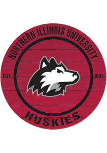 KH Sports Fan Northern Illinois Huskies 20x20 Colored Circle Sign