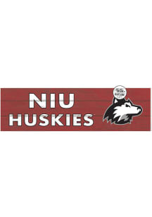 KH Sports Fan Northern Illinois Huskies 35x10 Indoor Outdoor Colored Logo Sign