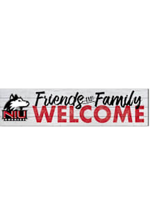 KH Sports Fan Northern Illinois Huskies 40x10 Welcome Sign - Red