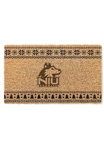 Northern Illinois Huskies Holiday Logo Door Mat