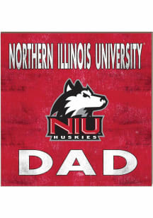 KH Sports Fan Northern Illinois Huskies 10x10 Dad Sign