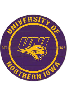 KH Sports Fan Northern Iowa Panthers 20x20 Colored Circle Sign
