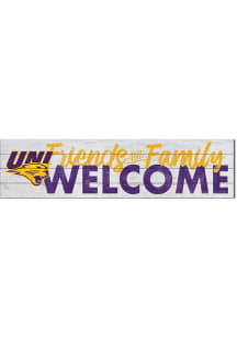 KH Sports Fan Northern Iowa Panthers 40x10 Welcome Sign