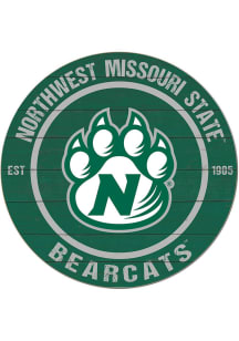 KH Sports Fan Northwest Missouri State Bearcats 20x20 Colored Circle Sign