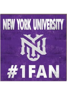 KH Sports Fan NYU Violets 10x10 #1 Fan Sign