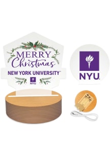 NYU Violets Holiday Light Set Desk Accessory
