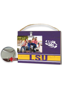 LSU Tigers Clip It Colored Logo Photo Picture Frame