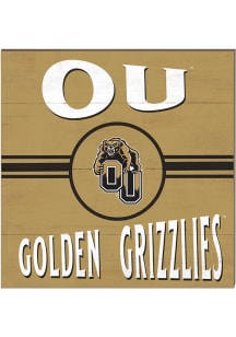 KH Sports Fan Oakland University Golden Grizzlies 10x10 Retro Sign