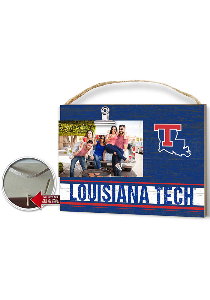 Louisiana Tech Bulldogs Clip It Colored Logo Photo Picture Frame