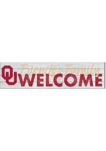 KH Sports Fan Oklahoma Sooners 40x10 Welcome Sign