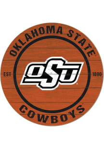KH Sports Fan Oklahoma State Cowboys 20x20 Colored Circle Sign