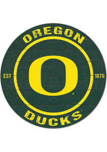 KH Sports Fan Oregon Ducks 20x20 Colored Circle Sign
