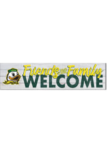 KH Sports Fan Oregon Ducks 40x10 Welcome Sign