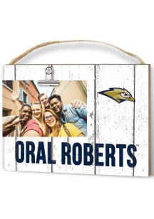 Oral Roberts Golden Eagles Clip It Frame Picture Frame - Navy Blue