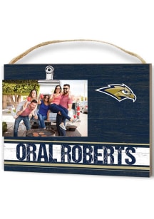 Oral Roberts Golden Eagles Clip It Colored Logo Photo Picture Frame