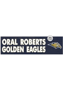 KH Sports Fan Oral Roberts Golden Eagles 35x10 Indoor Outdoor Colored Logo Sign