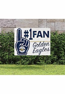 Oral Roberts Golden Eagles KH Sports Fan 18x24 Fan Yard Sign - Navy Blue