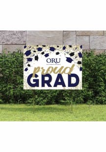 Oral Roberts Golden Eagles 18x24 Confetti Yard Sign