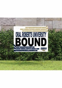Oral Roberts Golden Eagles 18x24 Retro School Bound Yard Sign
