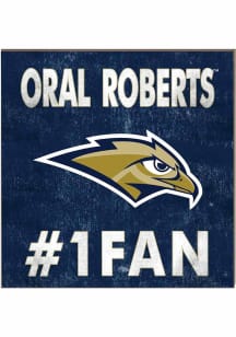 KH Sports Fan Oral Roberts Golden Eagles 10x10 #1 Fan Sign