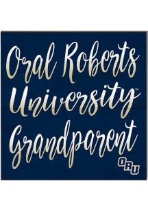 KH Sports Fan Oral Roberts Golden Eagles 10x10 Grandparents Sign