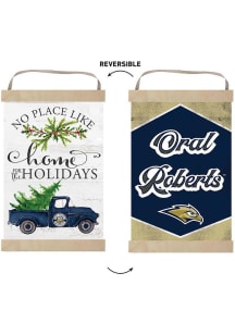 KH Sports Fan Oral Roberts Golden Eagles Holiday Reversible Banner Sign