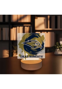 Oral Roberts Golden Eagles Paint Splash Light Desk Accessory