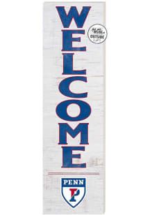 KH Sports Fan Pennsylvania Quakers 10x35 Welcome Sign