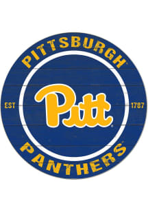 KH Sports Fan Pitt Panthers 20x20 Colored Circle Sign