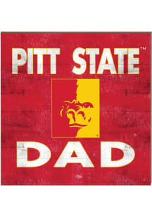 KH Sports Fan Pitt State Gorillas 10x10 Dad Sign